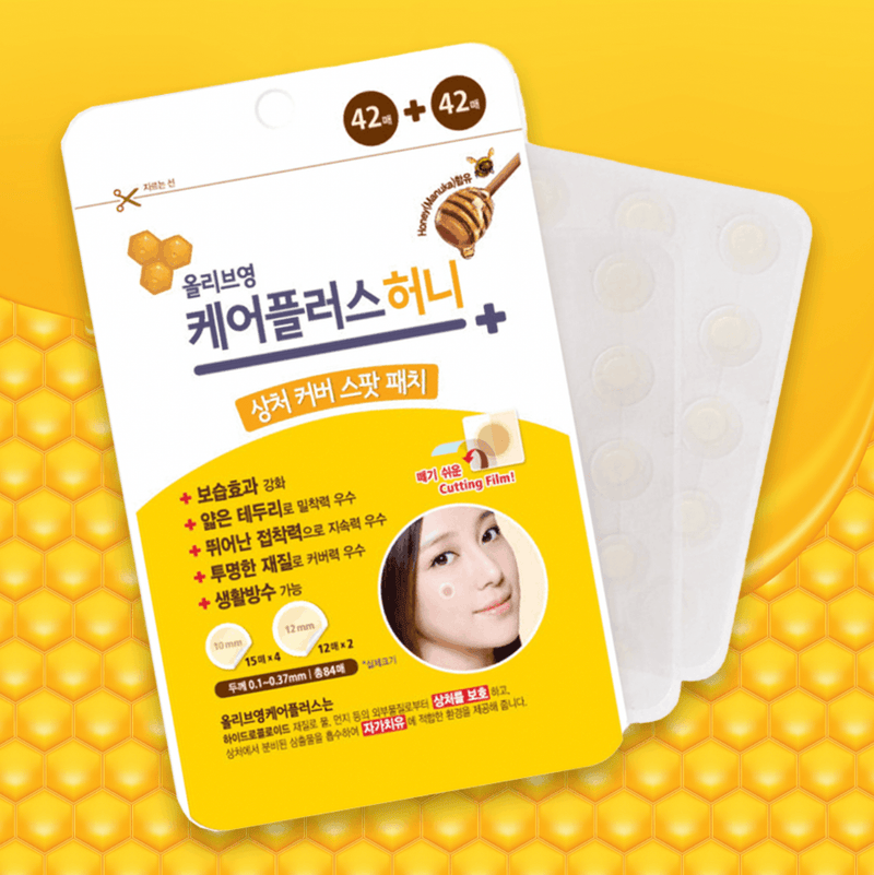Olive Young Honey Overnight Acne & Pimple Spot Patch 84pcs/pack - LMCHING Group Limited