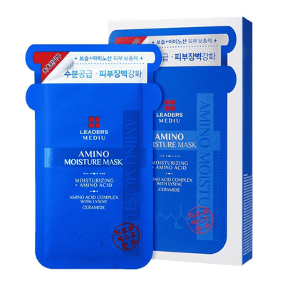 Leaders Mặt Nạ Dưỡng Ẩm Mediu Amino Moisture Mask 25ml x 10 Miếng