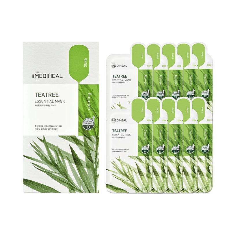 MEDIHEAL Tea Tree Essential Mask (Calming) 24ml x 10 - LMCHING Group Limited