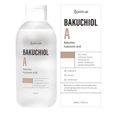 23 Years Old Bakuchiol A Toner Skin Hydrator for Anti Aging and Tightening Skin (Lifting) 200ml - LMCHING Group Limited