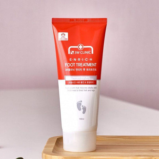 3W CLINIC Enrich Foot Care and Treatment Heels Dryness, Wrinkles and Rough Skin 100ml - LMCHING Group Limited