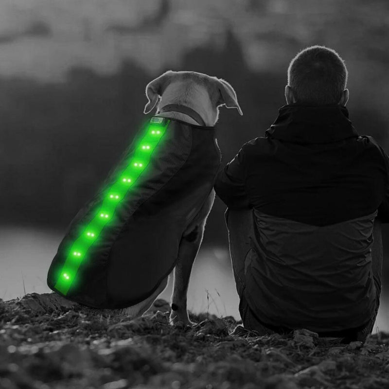 4id﻿ USA Weatherproof Ultra Bright Rechargeable LED Dog Vest 1pc - LMCHING Group Limited