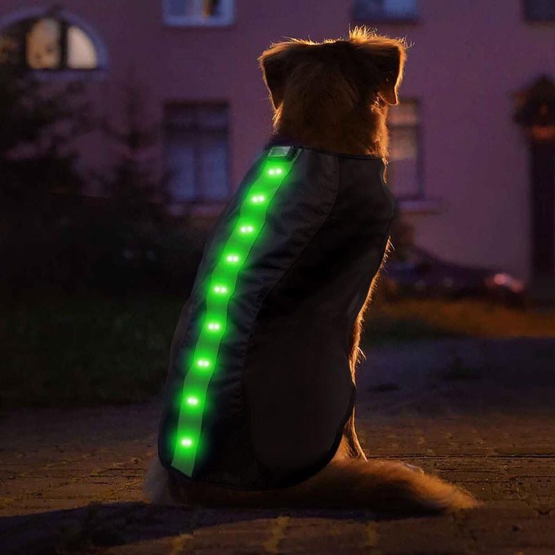 4id﻿ USA Weatherproof Ultra Bright Rechargeable LED Dog Vest 1pc - LMCHING Group Limited