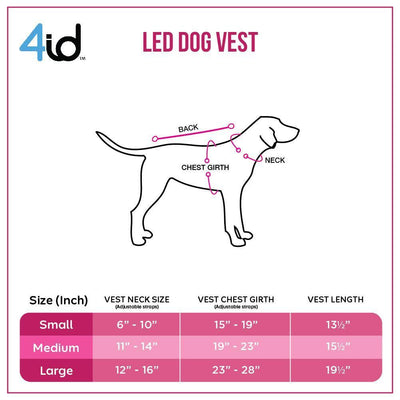 4id﻿ USA Weatherproof Ultra Bright Rechargeable LED Dog Vest 1pc - LMCHING Group Limited