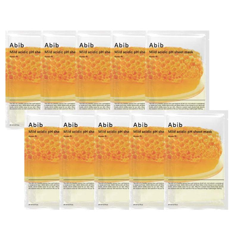 Abib Mild Acidic pH Sheet Mask Honey Fit 30ml x 10 - LMCHING Group Limited