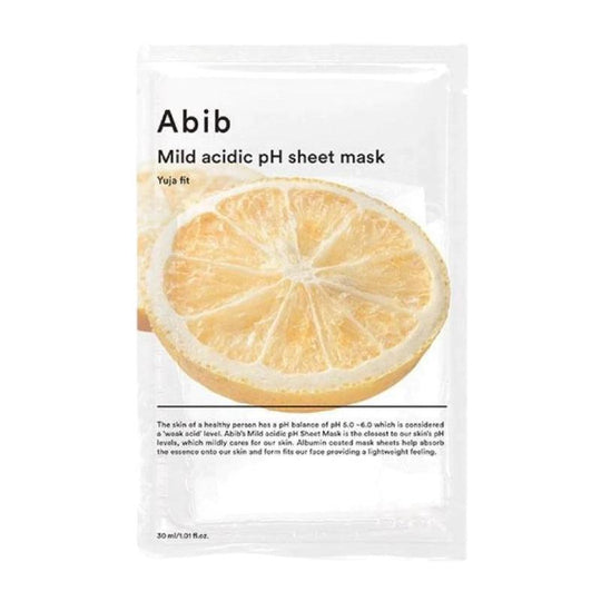 Abib Mild Acidic pH Sheet Mask Yuja Fit 30ml x 10 - LMCHING Group Limited