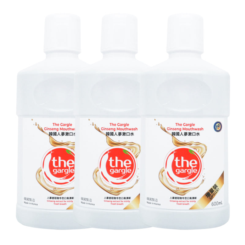 [UPSIZE] the gargle 99.9% Sterilization Korean Ginseng Flavored Mouthwash 600ml Liquid Mouth Freshner
