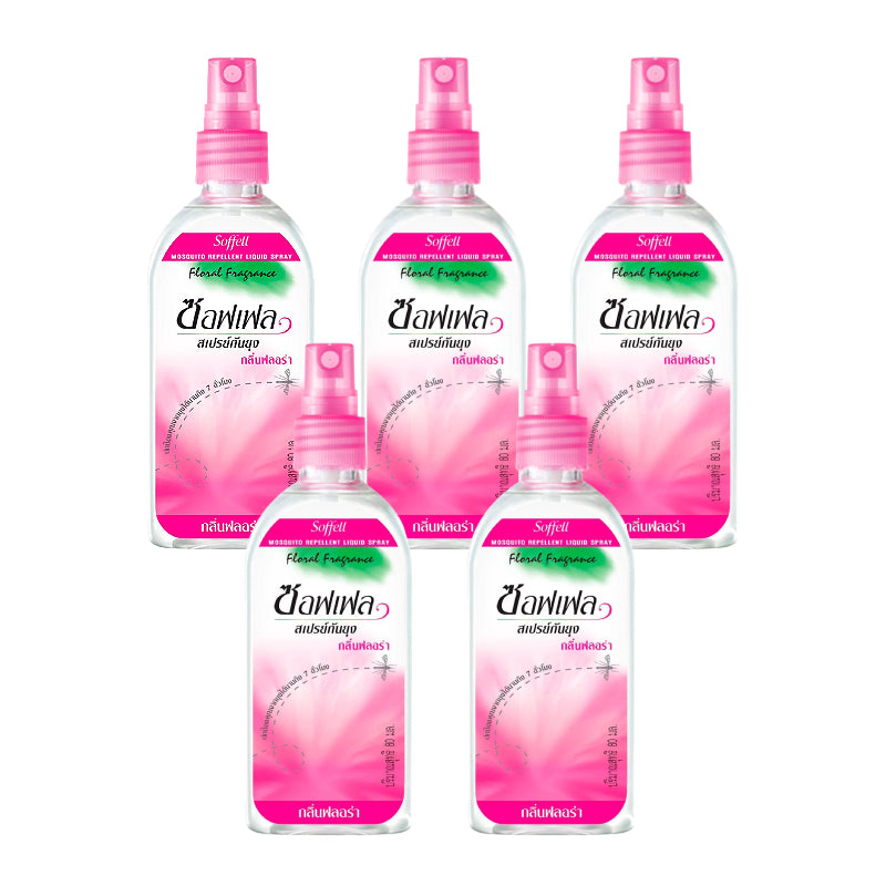SOFFELL Muggenspray Vloeibaar (Bloemen) 80ml