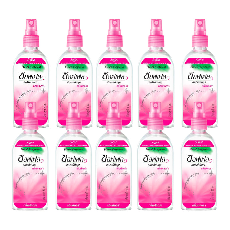 SOFFELL Semprotan Cairan Pengusir Nyamuk (Bunga) 80ml