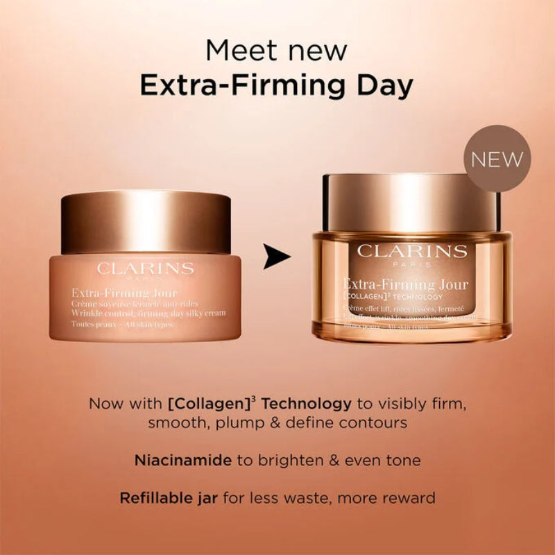 Clarins एक्स्ट्रा-फर्मिंग जर्स रिंकल कंट्रोल फर्मिंग डे क्रीम (सभी प्रकार की त्वचा) 50 मिली
