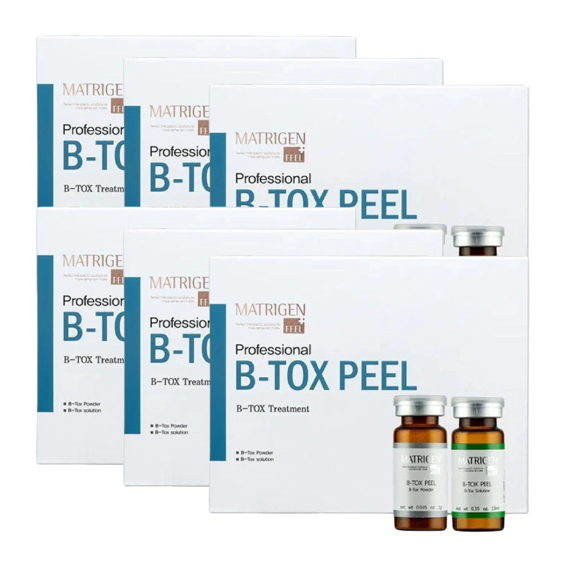 MATRIGEN Professional B-Tox Peel Treatment (Порошок 1 г x 6 + раствор 10 мл x 6)