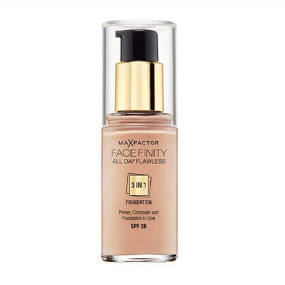 MAX FACTOR Facefinity All Day Flawless 3 In 1 Foundation SPF 20 (4 Colors) 30ml - LMCHING Group Limited