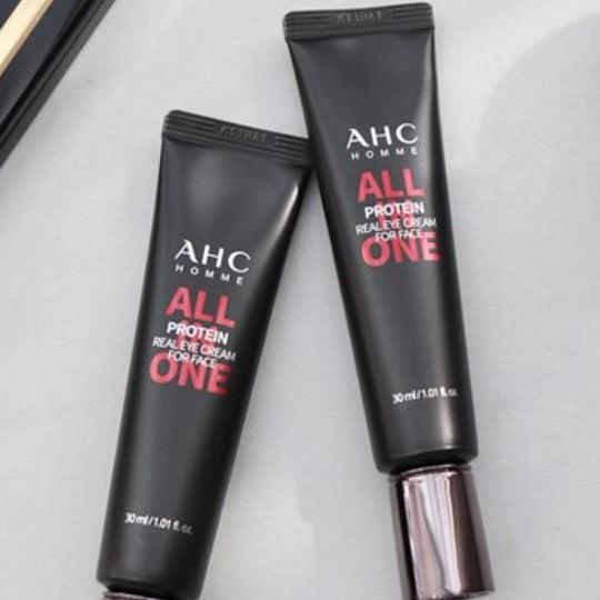 AHC Homme Protein Real Eye Cream For Face Set (Eye Cream 30ml x 2 + 10ml x 2) - LMCHING Group Limited