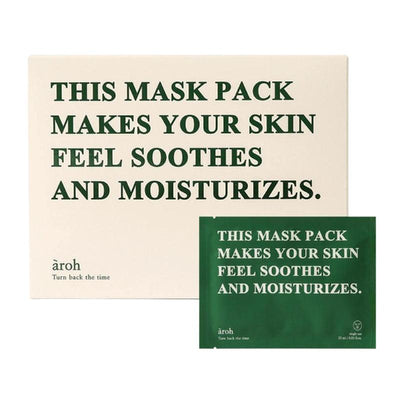 Aroh Centella Herb Cooling Mask Pack (Para sa Pamumula ng Balat) 25ml x 10