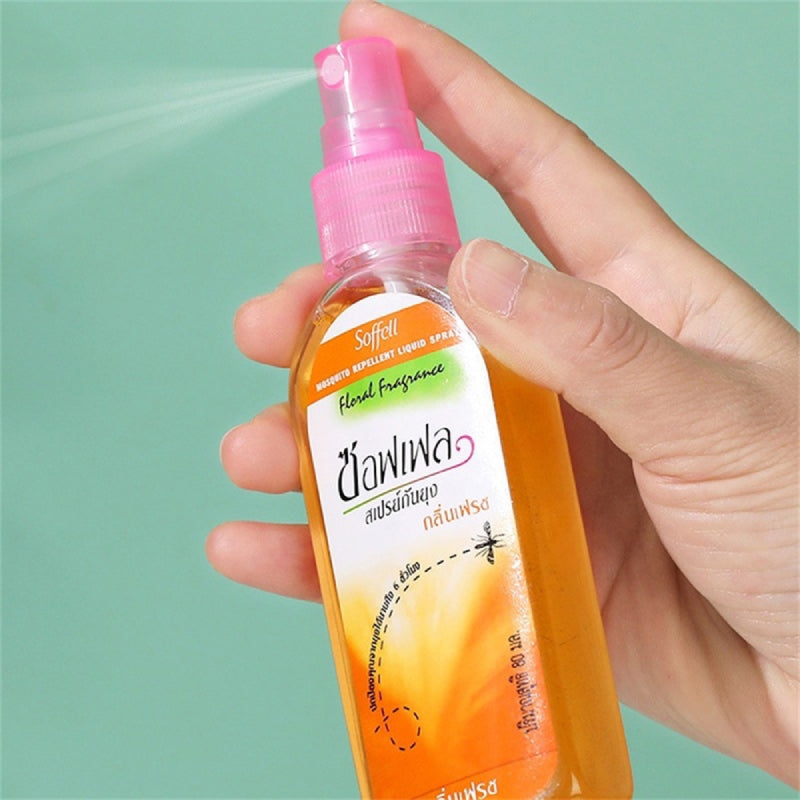SOFFELL Semprotan Cairan Pengusir Nyamuk (Jeruk) 80ml