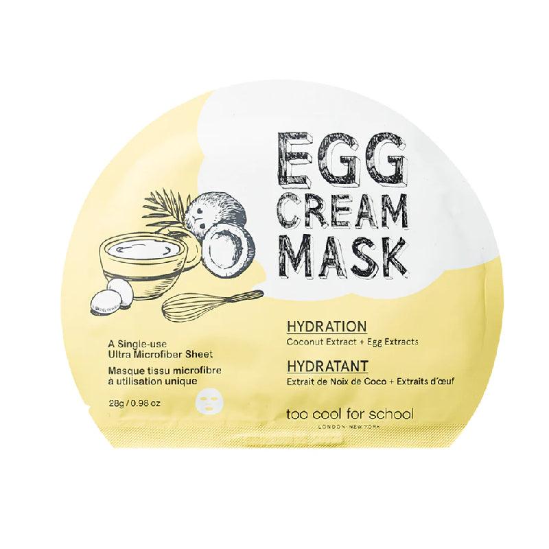 too cool for school Egg Hydration Cream Mask 1pc/ 5pcs