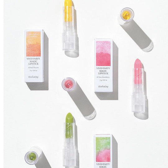 ElishaCoy Vivid Party Magic Lipstick (3 Colors) 3g