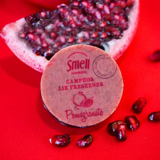 smell LEMONGRASS Handmade Camphor Air Freshener/Mosquito Repellent (Pomegranate) 30g - LMCHING Group Limited