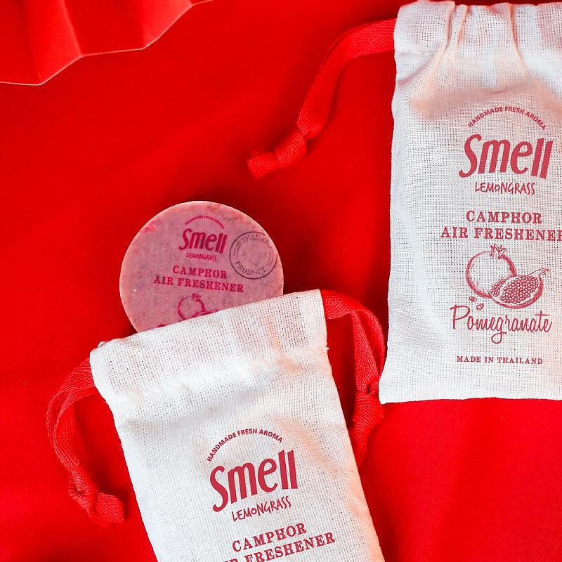 smell LEMONGRASS Handmade Camphor Air Freshener/Mosquito Repellent (Pomegranate) 30g - LMCHING Group Limited