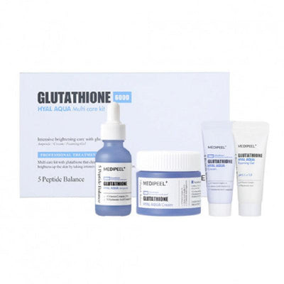 Набор для универсального ухода MEDIPEEL Glutathione Hyal Aqua (4 предмета)