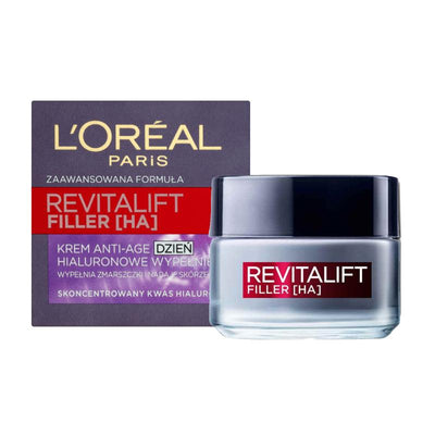 L'ORÉAL PARIS Crema Giorno Anti-Età Revitalift Filler [+HA] 50ml