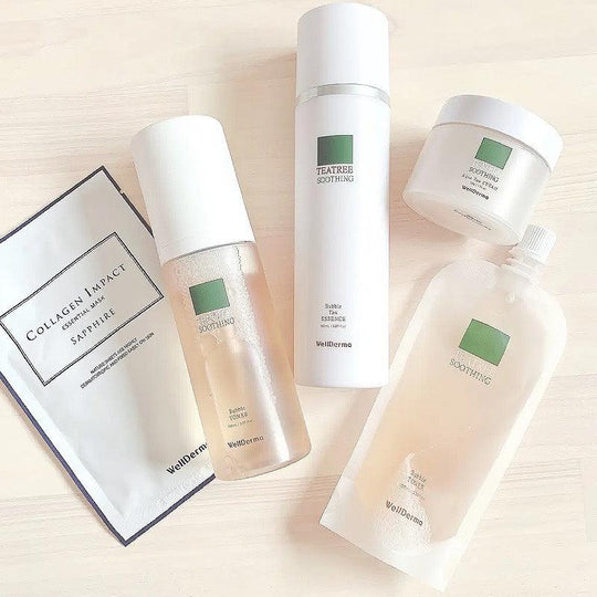 WellDerma TeaTree Soothing Bubble Tox Essence 150ml