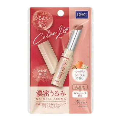 DHC 日本 浓密天然香气保湿有色润唇膏 (#红色) 1.5g