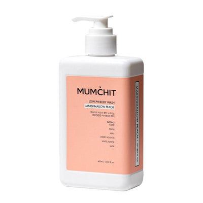 MUMCHIT ครีมอาบน้ำที่มีค่า pH ต่ำ (#Marshmallow Peach) 400 มล.