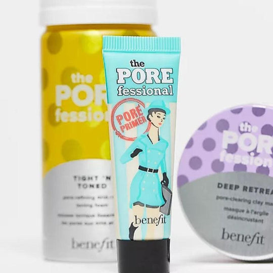 benefit The POREfessional Package Pore Care Mini Set (Toner 60ml + Primer 7.5ml + Mask 30ml) - LMCHING Group Limited