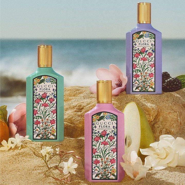 GUCCI FLORA ゴージャス マグノリア オードパルファム 100ml Gucci Flora Gorgeous Magnolia, 100ml, eau de parfum in Eau