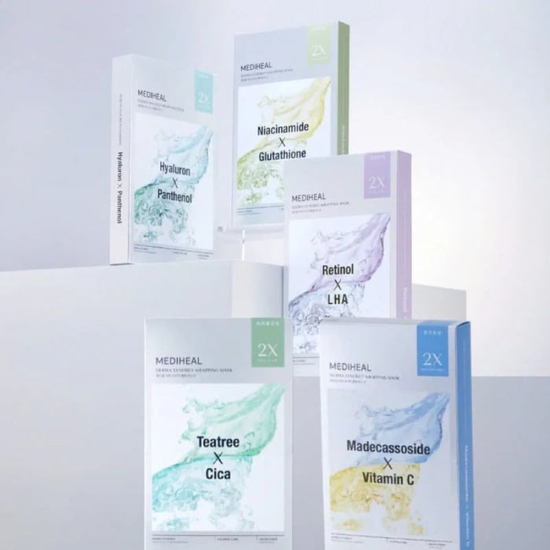MEDIHEAL Derma Synergy Wrapping Mask Toning Care 25ml x 4pcs