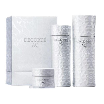 COSME DECORTE AQ Whitening Treatment Set (Emulsion 200ml + Lotion 200ml + Cream 25g)