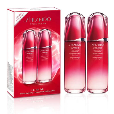 SHISEIDO Ultimune قوة مجموعة ثنائية مركز غمر 100 مل × 2