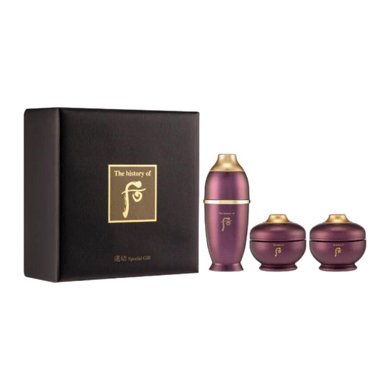 The history of Whoo Hwanyu Special Kit (Essence 7ml + Eye Cream 4ml + Cream 4ml)