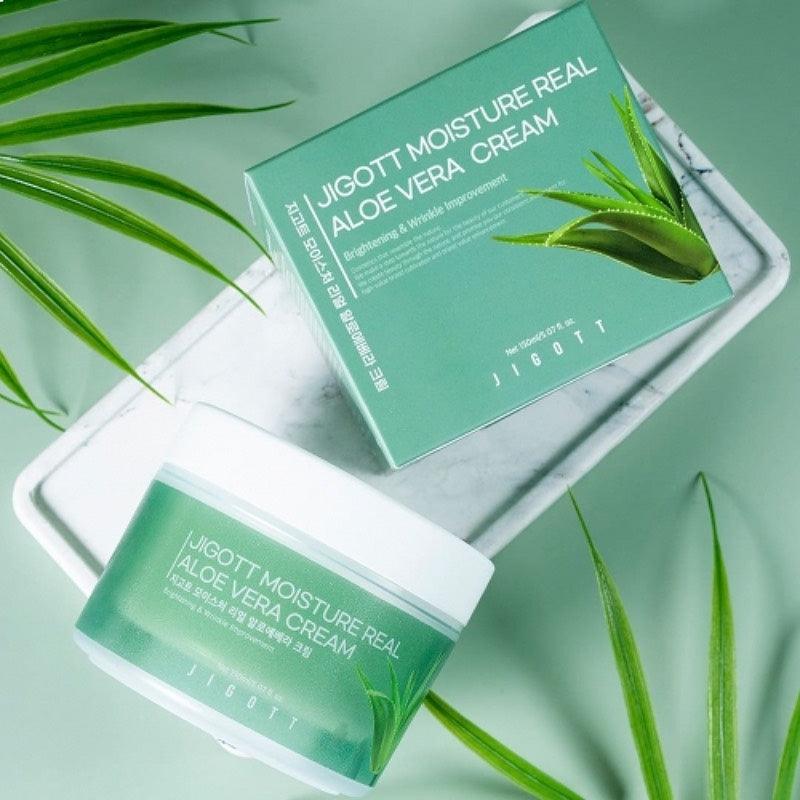 JIGOTT Moisture Real Aloe Vera Cream 150ml – LMCHING Group Limited