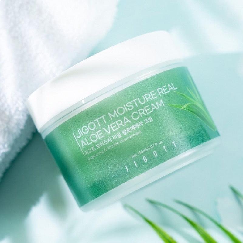 JIGOTT Moisture Real Aloe Vera Cream 150ml – LMCHING Group Limited