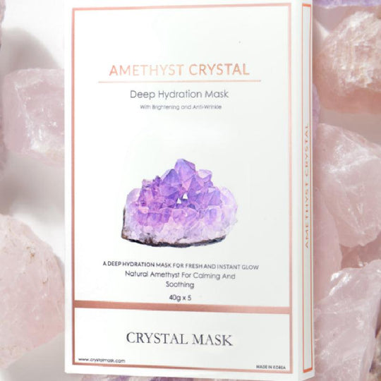 CRYSTAL MASK Hydro-Nourishing 600sec Amethyst SOS Deep Hydration Mask 30g x 5 - LMCHING Group Limited