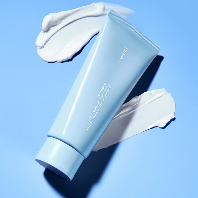 LANEIGE Espuma Limpiadora con Ácido Hialurónico Azul Water Bank 150g