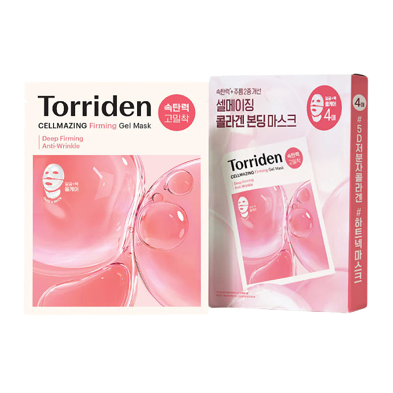 Torriden セルメイジング ファーミング ジェルマスク 45g x 4枚