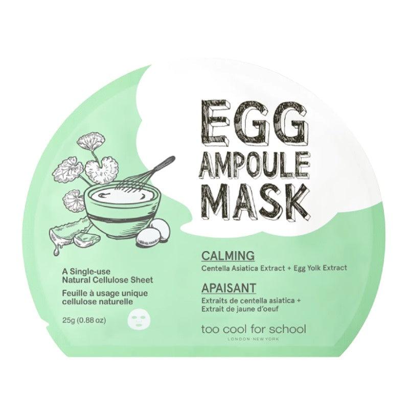 too cool for school Egg Ampoule Mask Cica 1pc - LMCHING Group Limited