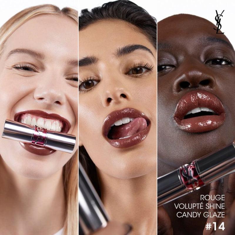 YSL Rouge Volupte Candy Glaze Lipstick (7 colors) 3.2g - LMCHING Group Limited