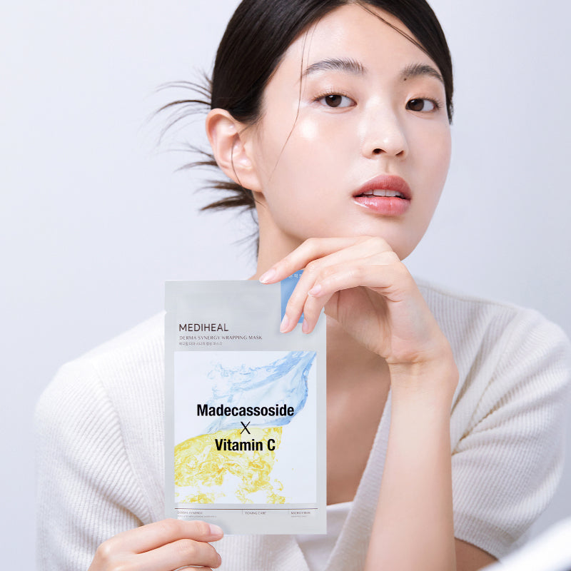 MEDIHEAL Derma Synergy Wrapping Mask Toning Care 25ml x 4pcs