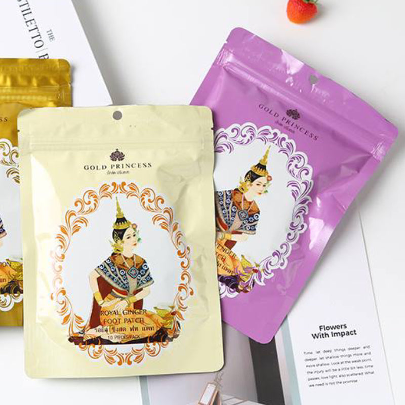 GOLD PRINCESS Royal Lavender Detoxification Foot Patch 10pcs