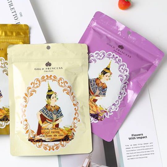 GOLD PRINCESS Royal Lavender Detoxification Foot Patch 10pcs
