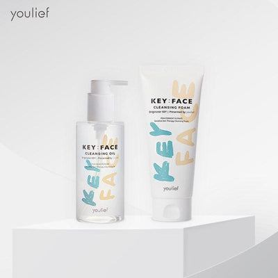 youlief KEY : FACE Cleansing Set (Cleansing Foam 150ml + Cleansing Oil 200ml)