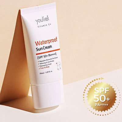 youlief Waterproof Suncream SPF50+PA++++ 50ml