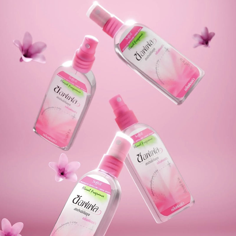 SOFFELL Semprotan Cairan Pengusir Nyamuk (Bunga) 80ml