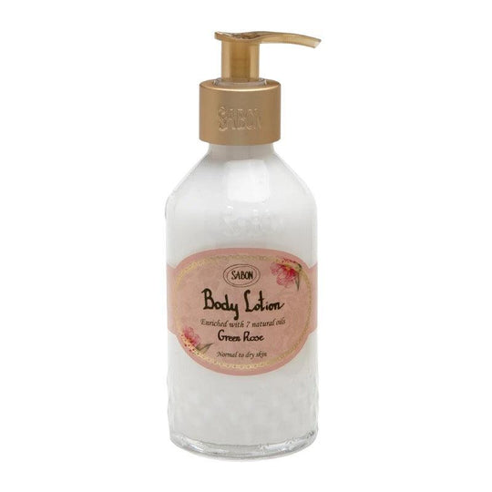 SABON Body Lotion Bottle Green Rose 200ml - LMCHING Group Limited