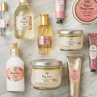 SABON Body Lotion Bottle Green Rose 200ml - LMCHING Group Limited