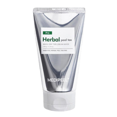MEDIPEEL Mặt Nạ Rửa Dạng Kem Thải Độc Da Herbal Peel Tox Wash Off Type Cream Mask Pro 120g